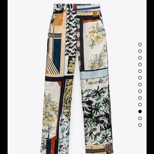 ZARA Limited Edition patchwork pants - Rare